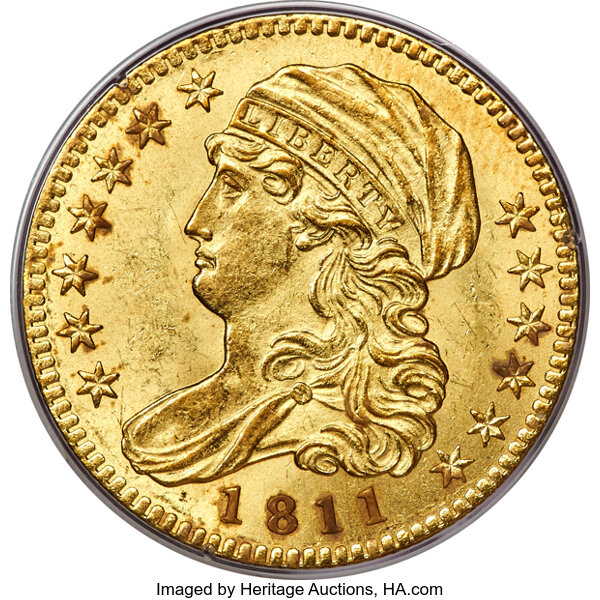 1811 $5  Tall 5, BD-1 MS thumbnail 3