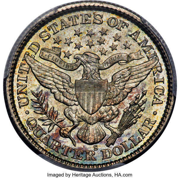 1899-S 25c MS67 thumbnail 2