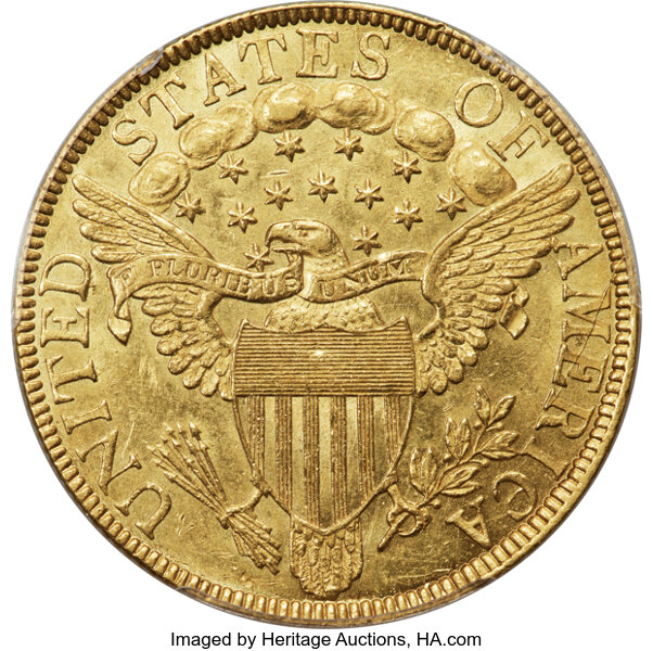 1799 $10  Small Stars Obverse, BD-8 MS thumbnail 3