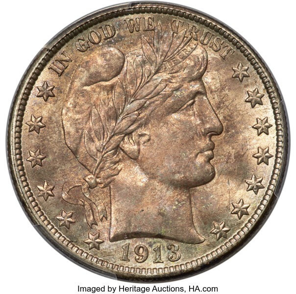1913 50c MS thumbnail 2