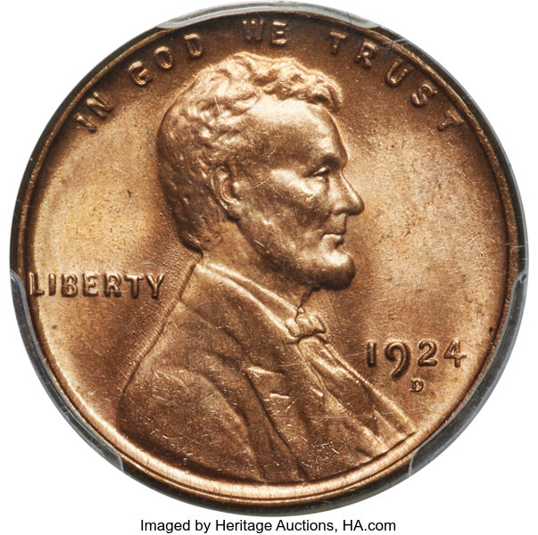 1924-D 1c MS RD thumbnail 3