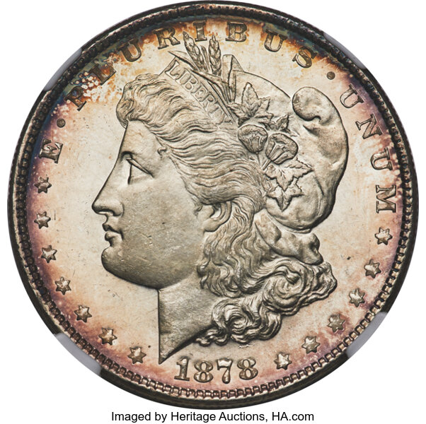 1878 8TF $1  Doubled Reverse, VAM-17 MS thumbnail 4
