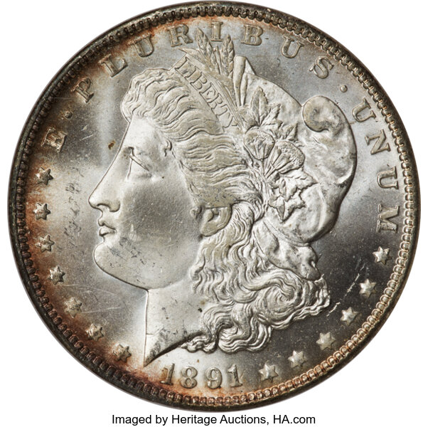 1891-O $1  Reverse Cud, VAM-9B MS thumbnail 2