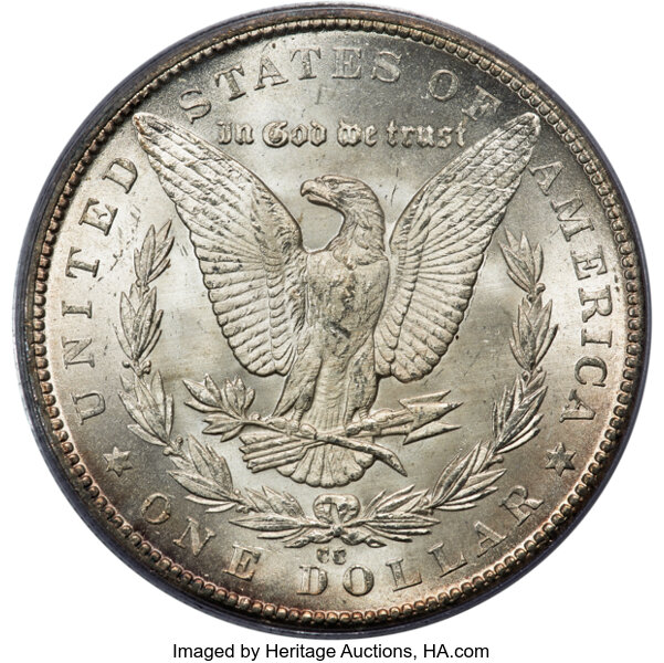1879-CC $1  Capped Die, VAM-3 MS62 thumbnail 2