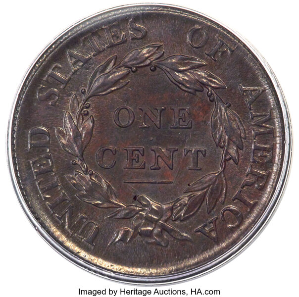 1812 1c Large Date, S-289  MS BN thumbnail 6