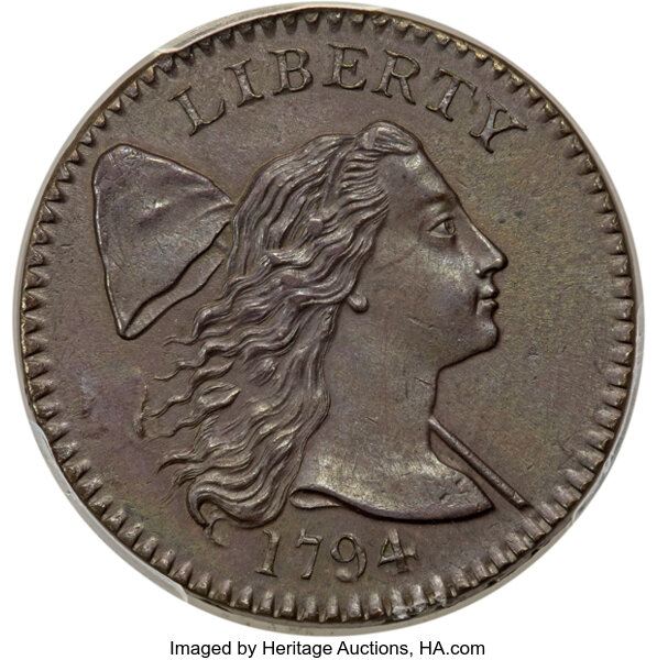 1794 1c Head of 1794, S-31  MS BN thumbnail 2