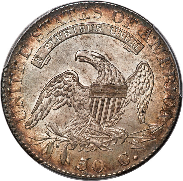1819/8 50c Large 9, Flat Top 1s, O-104 MS thumbnail 8