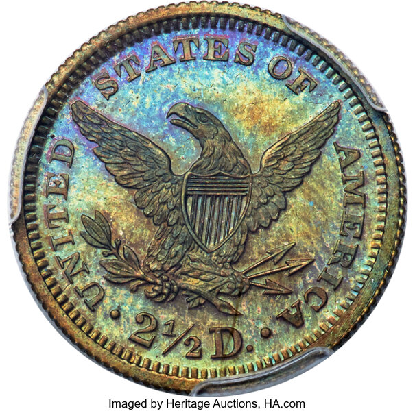 1875 P$2.50 Copper, J-1434 PR BN thumbnail 3