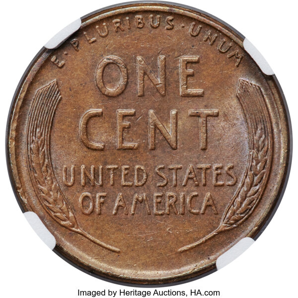 1955 1c Doubled Die Obverse, FS-101 MS BN MS63 BN thumbnail 2