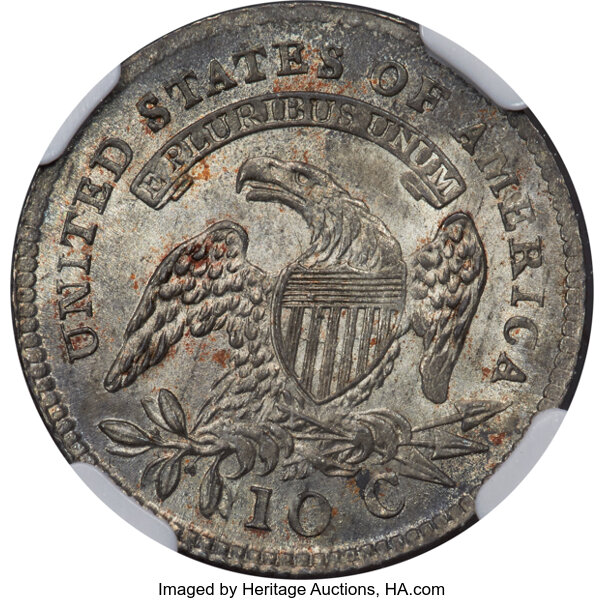 1814 10c Large Date, JR-3 MS thumbnail 8
