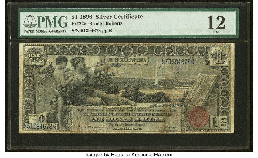 1896 $1  (Fr. 225) thumbnail 5