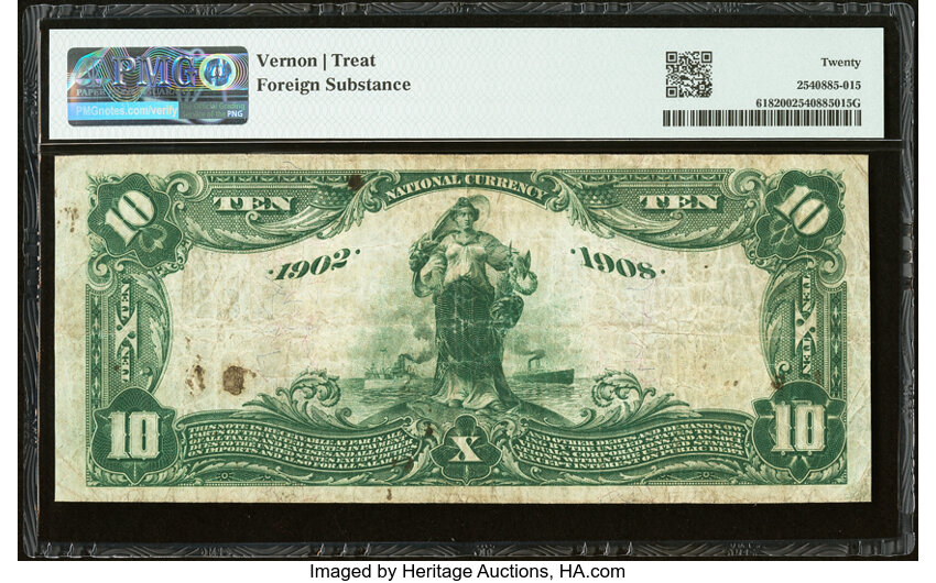 1902 $10  3rd Charter Period, 2nd Issue, Date Back (Fr. 618) thumbnail 17