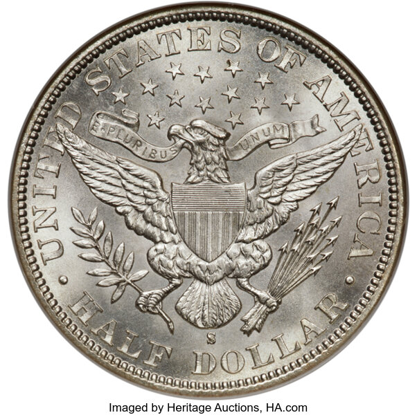 1897-S 50c MS65 thumbnail 2