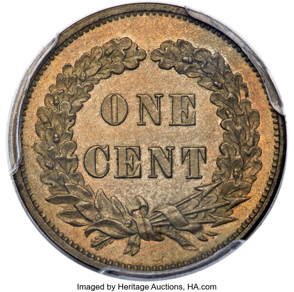 1858 P1c Copper-Nickel, J-203 PR thumbnail 4