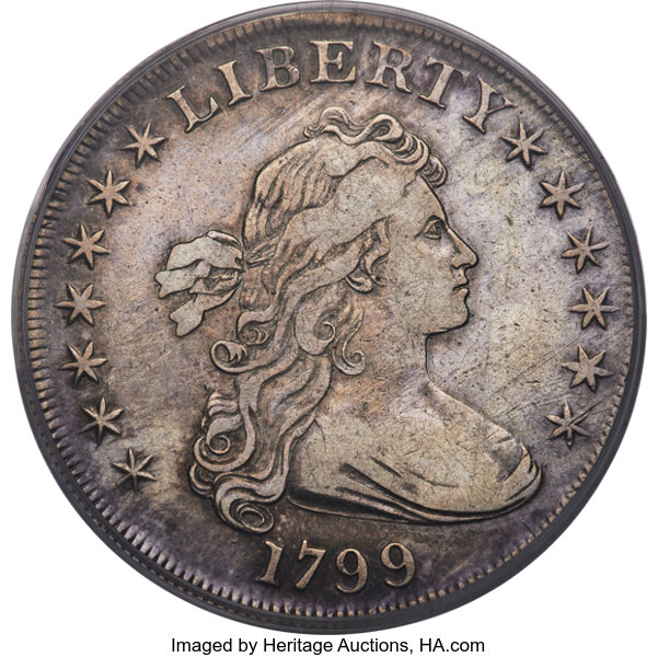1799 $1  7x6 Stars, B-5, BB-157 MS thumbnail 2