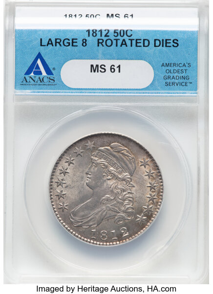 1812 50c O-104 MS thumbnail 2