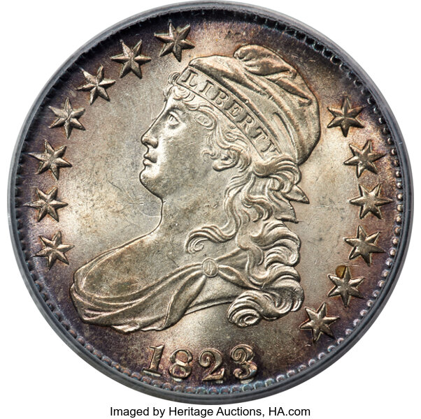 1823 50c O-112 MS thumbnail 2