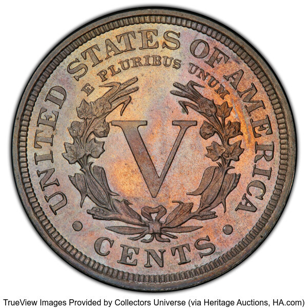 1910 5c PR67 CAC thumbnail 2