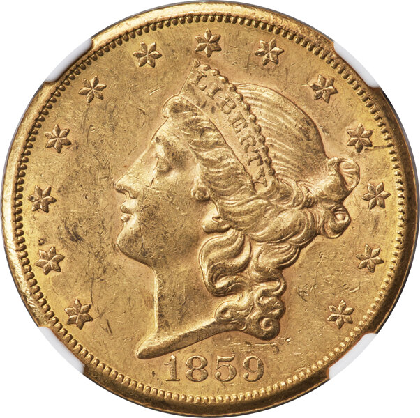 1859-S $20  MS thumbnail 5