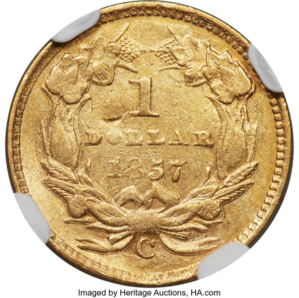 1857-C G$1 MS thumbnail 12