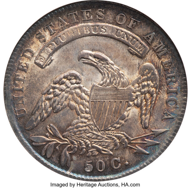1834 50c Small Date, Small Letters, O-113 MS thumbnail 7