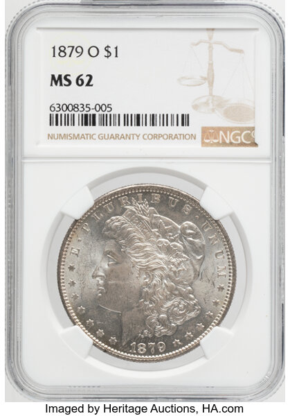 1879-O $1  GSA Hoard, Soft Package MS thumbnail 6