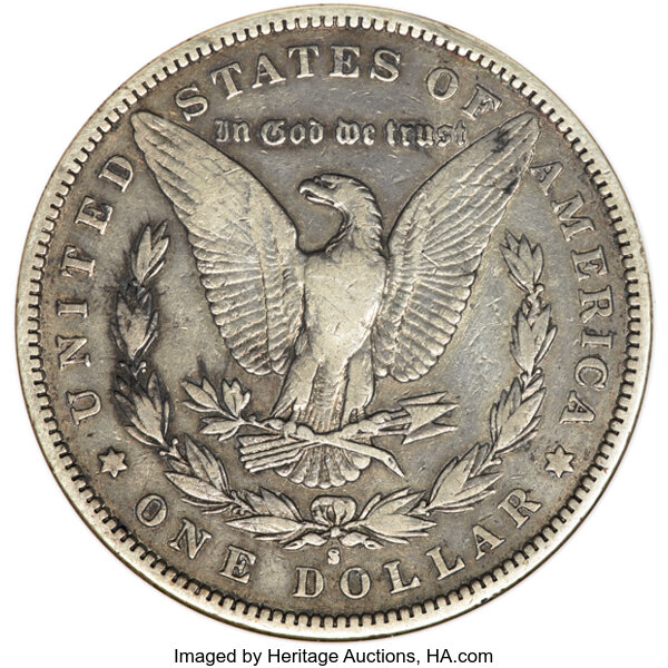 1893-S $1 VF30 thumbnail 2