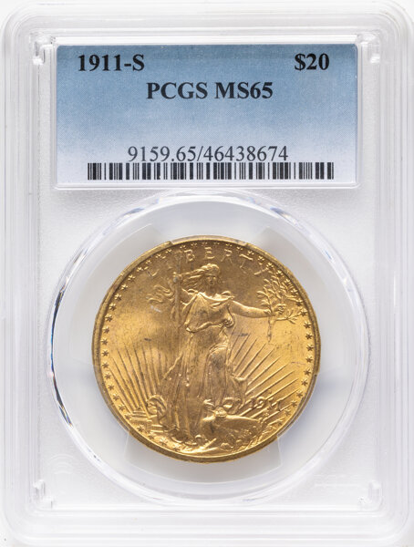 1911-S $20  MS thumbnail 4