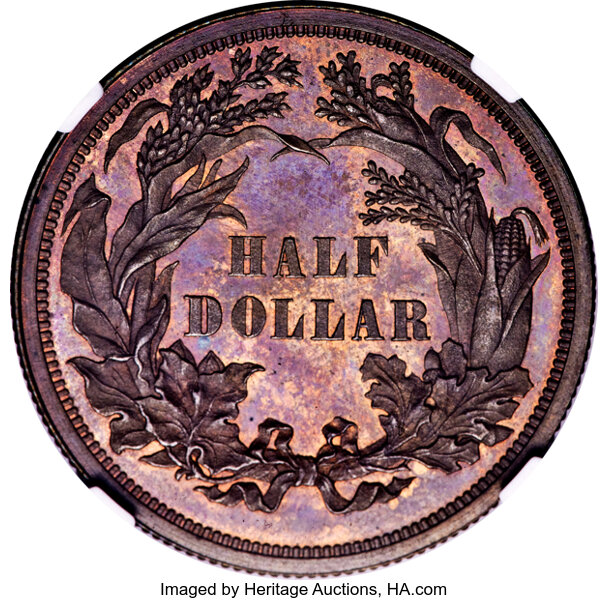 1859 P50c Copper, J-238 PR BN thumbnail 4