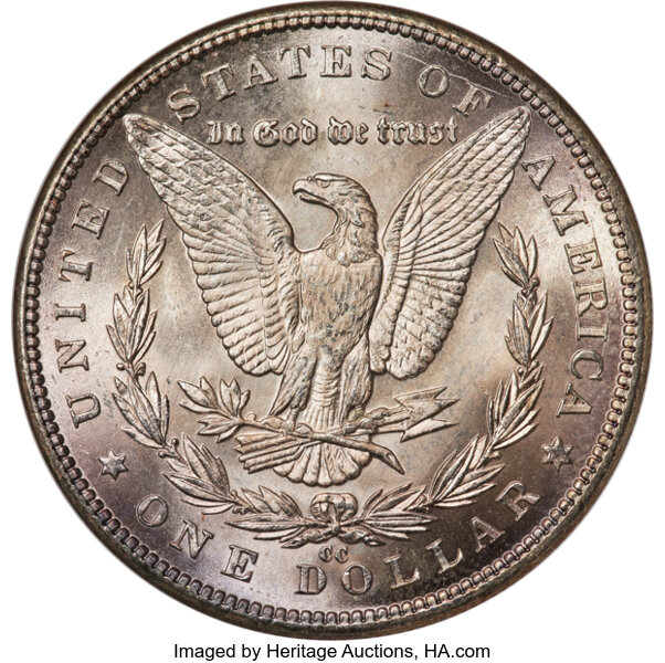 1890-CC $1 MS65 CAC thumbnail 2
