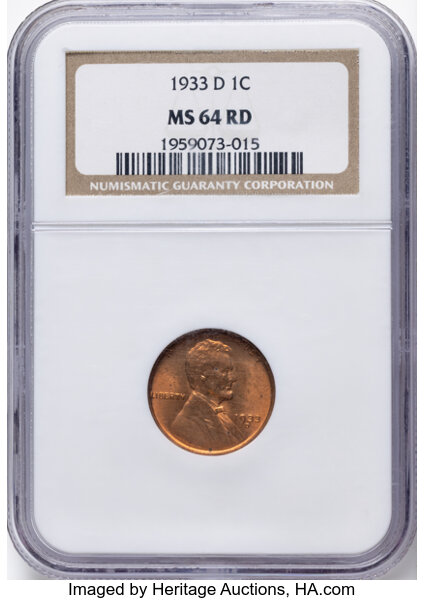 1933-D 1c MS RD thumbnail 3