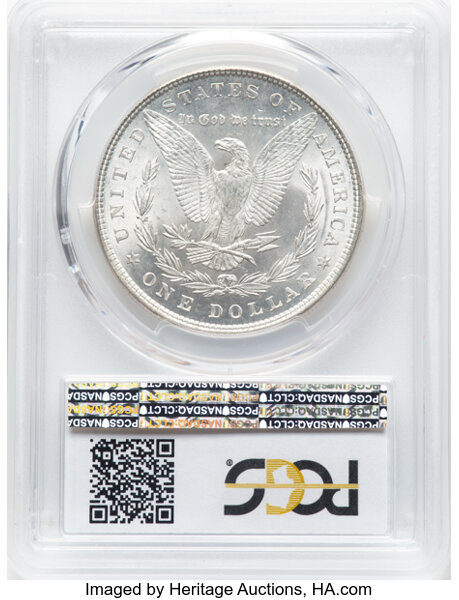 1878 7TF $1  Reverse of 1879 MS65 CAC thumbnail 2