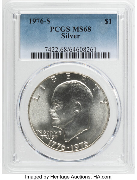 1976-S $1  Silver MS thumbnail 3