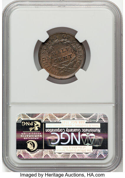 1809 1/2c Normal Date, C-3 MS BN thumbnail 6
