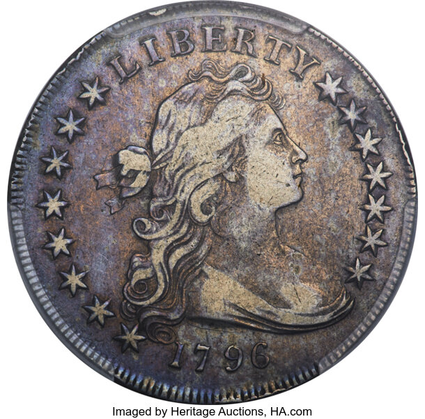 1796 $1  Small Date, Small Letters, B-1, BB-66 MS thumbnail 2