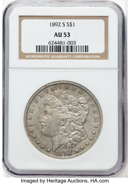 1892-S $1  MS thumbnail 3