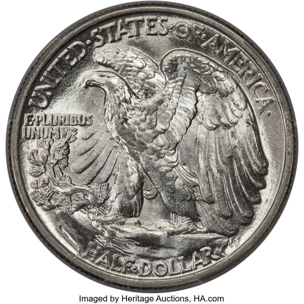 1946 50c Doubled Die Reverse, FS-801 MS thumbnail 13