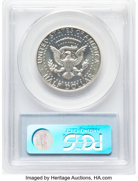 1966 50c SMS, Doubled Die Obverse, FS-103 SMS thumbnail 5