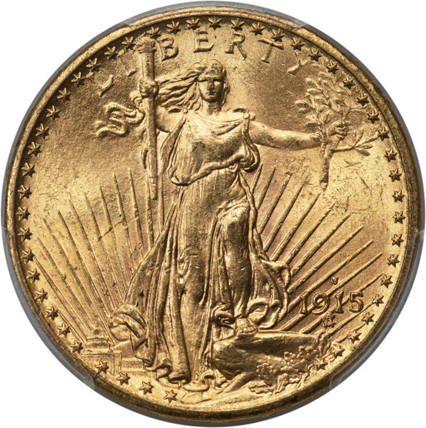1915-S $20  MS thumbnail 4