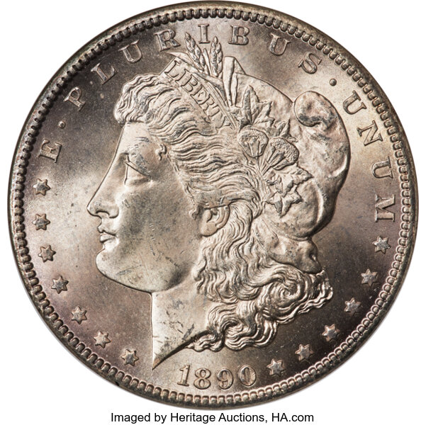 1890-CC $1  Doubled 90, VAM-3 MS thumbnail 3
