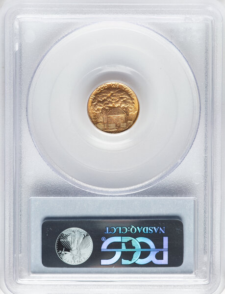 1922 G$1 Grant Memorial, without Star MS67 thumbnail 2