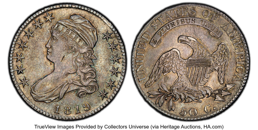 1819 50c O-113 MS thumbnail 2