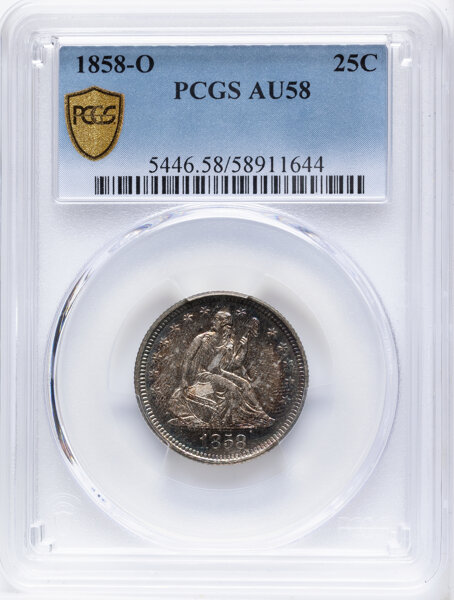 1858-O 25c MS thumbnail 19