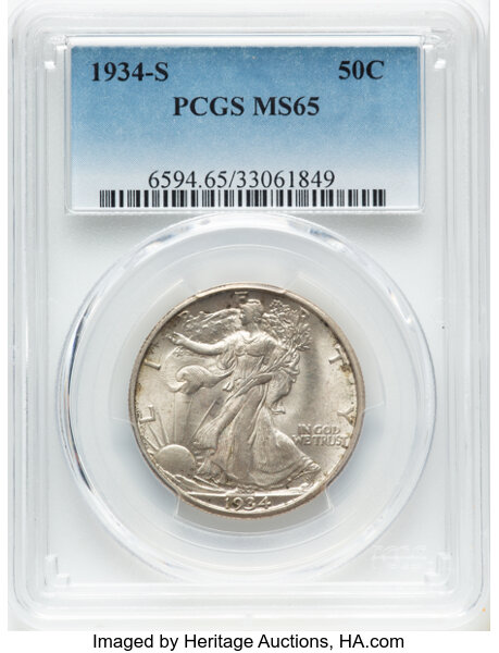 1934-S 50c MS thumbnail 3