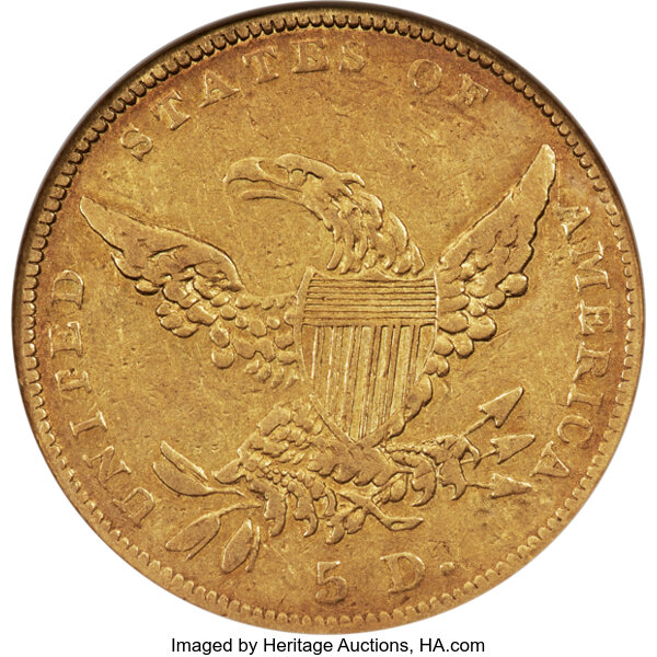 1838-C $5  HM-1 MS thumbnail 3