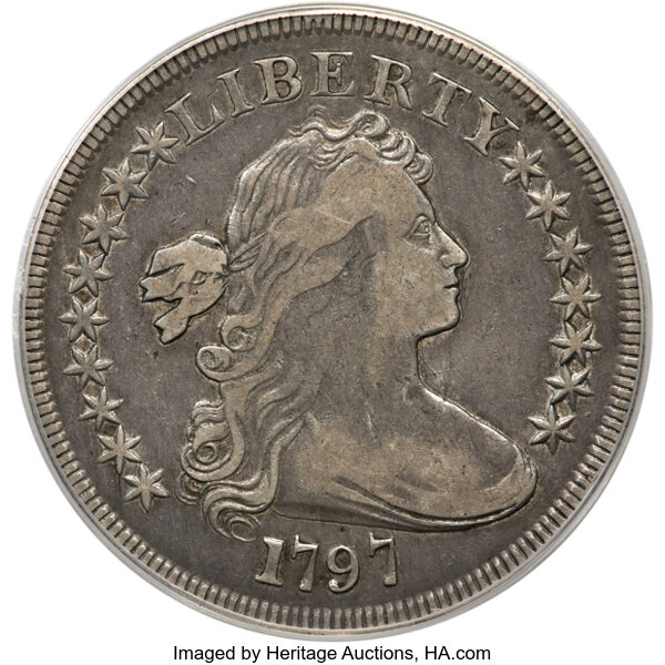 1797 $1  9x7 Stars, Small Letters, B-2, BB-72, FS-901 MS thumbnail 2