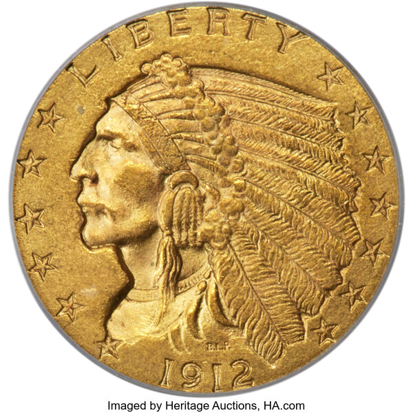1912 $2 1/2 MS thumbnail 5