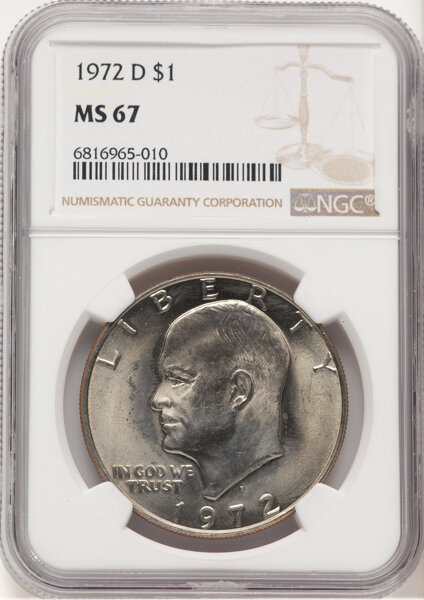 1972-D $1  MS thumbnail 3