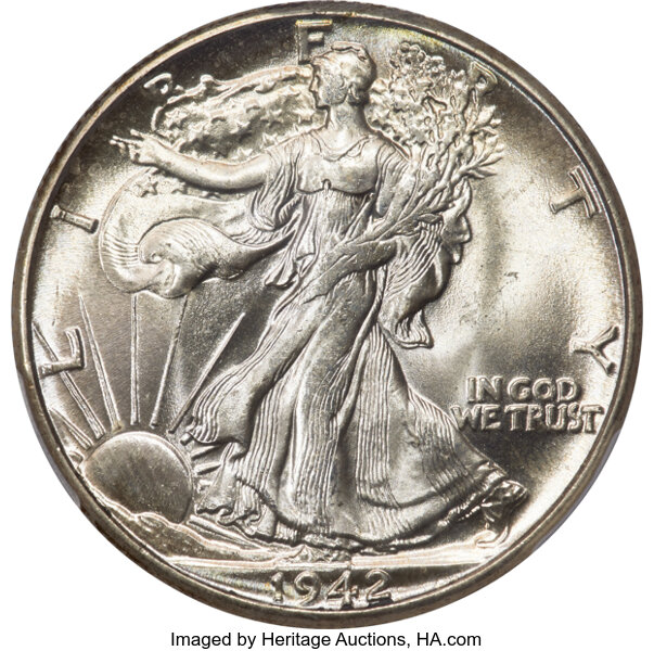 1942 50c MS thumbnail 2