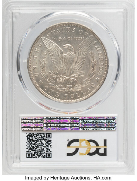 1882-O/S $1  Strong AU58 thumbnail 4